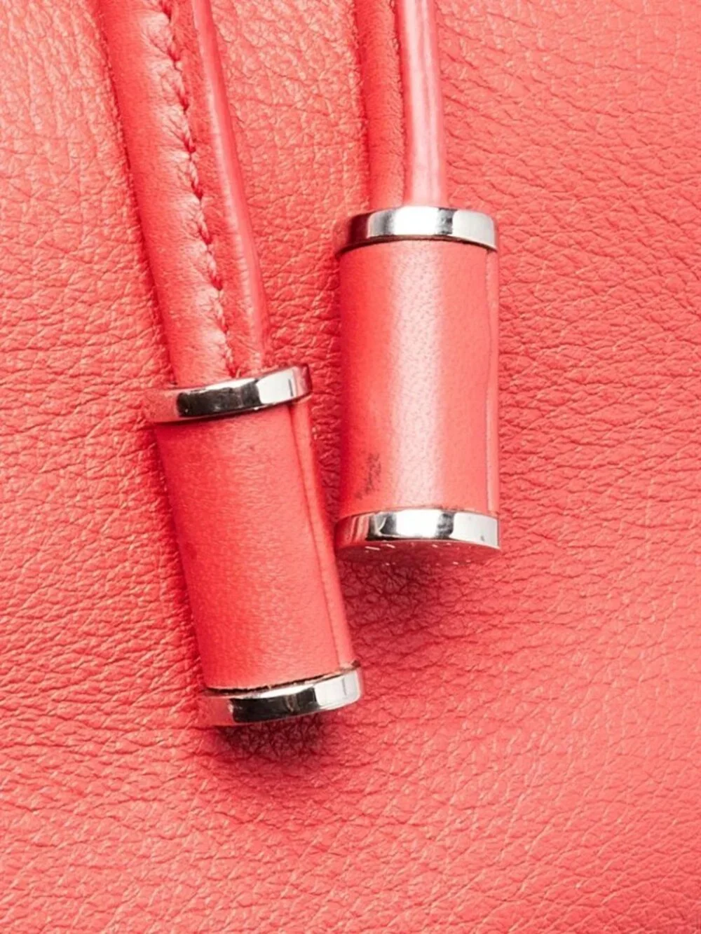 Louis Vuitton Pink Calfskin Leather Bucket Bag